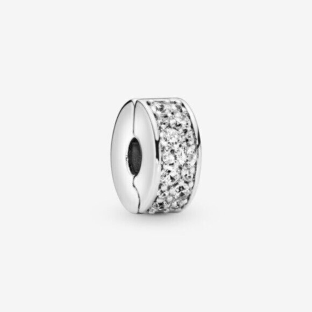 Pandora Clear Pav Clip Charm